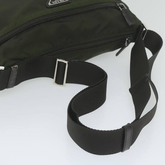 PRADA Shoulder Bag Nylon Khaki Auth 62330 - Picture 7 of 16